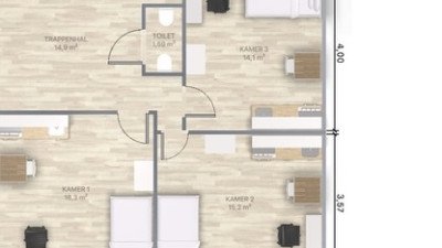 Room - in house or flat - Hundelgemsesteenweg - Merelbeke - thumbnail