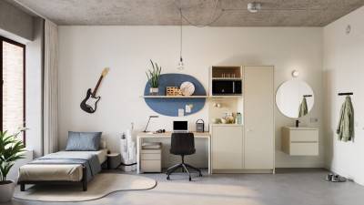 Room - in a larger (student)building - Brusselstraat (Antwerpen) - Antwerpen - thumbnail