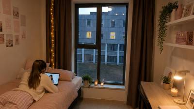 Kot - in groter (studenten)complex - Burgemeester Vercruysselaan - Kortrijk - thumbnail