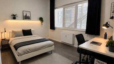 Kot - in groter (studenten)complex - Hazelaarstraat - Kortrijk - thumbnail