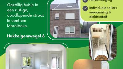 Kot - in een woonhuis - Hukkelgemwegel - Merelbeke - thumbnail