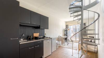 Studio - eigen sanitair en keuken - Paardenmarkt - Antwerpen - thumbnail
