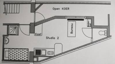 Studio - eigen sanitair en keuken - Meersstraat - Gent - thumbnail